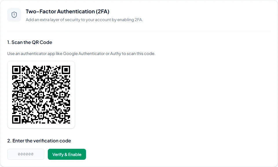 Scan QR Code
