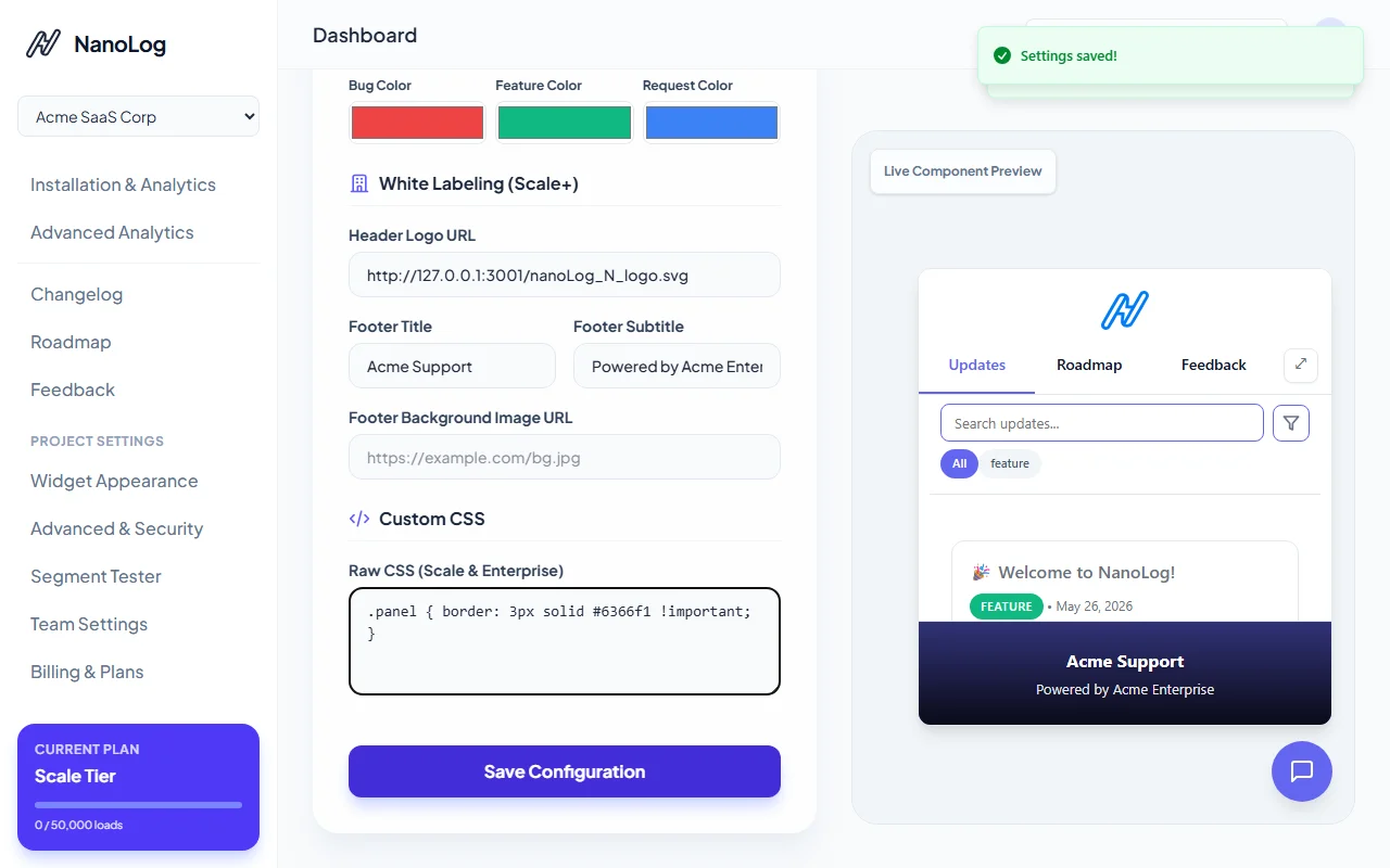Custom CSS Editor